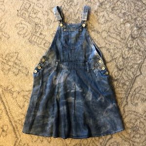 Justice Jean overalls dress